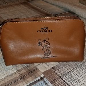 Coach X Peanut Snoopy Cosmetics Case